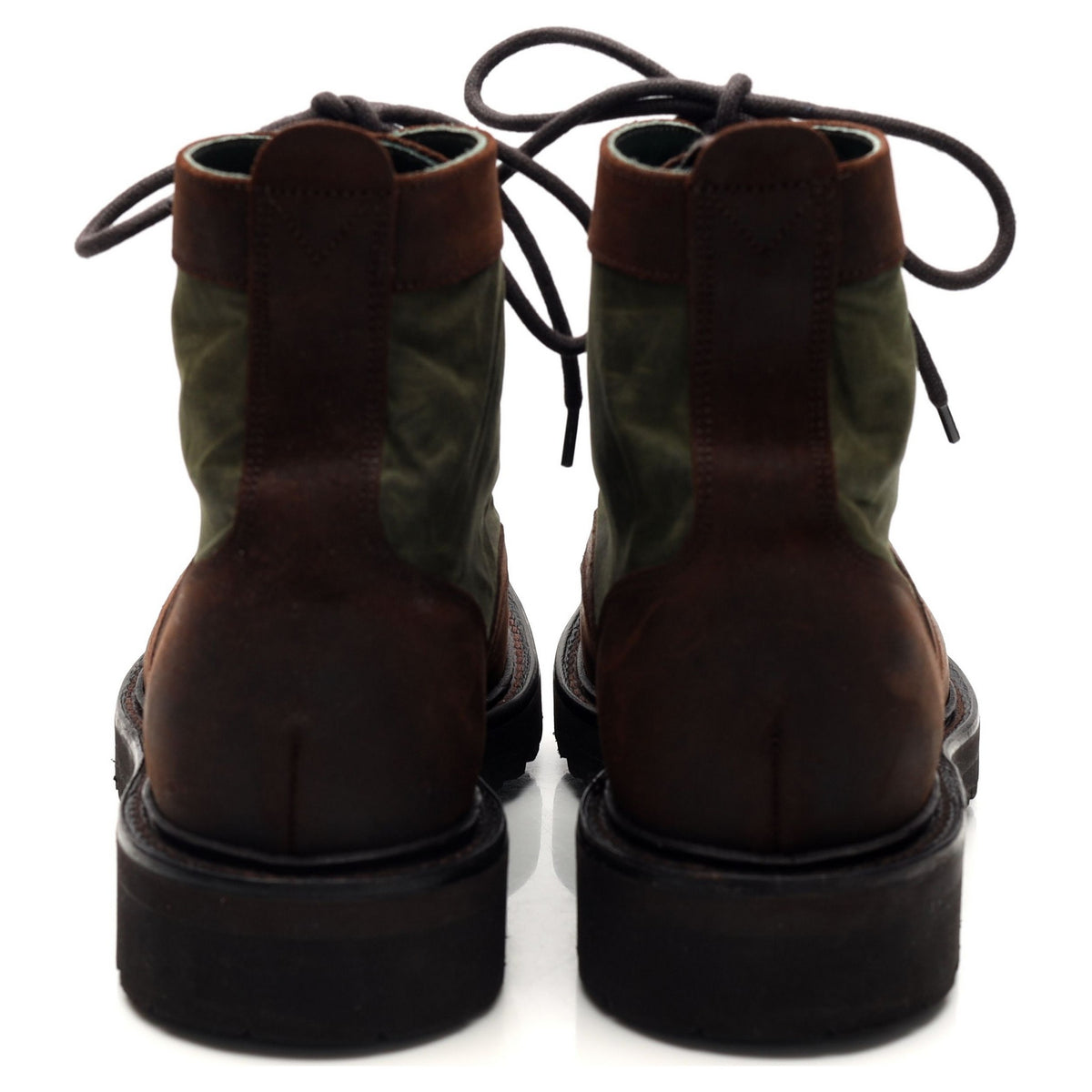 Barbour Dark Brown Waxed Suede Boots UK 6 F