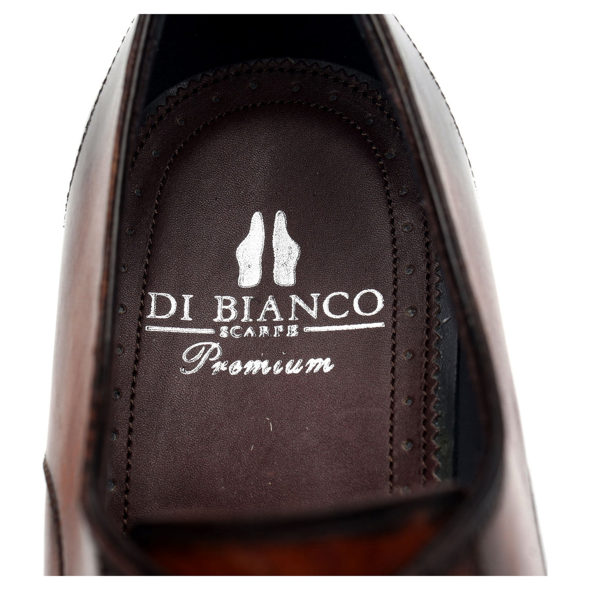 &#39;Monza&#39; Tan Brown Cap Toe Leather Derby UK 10 US 11