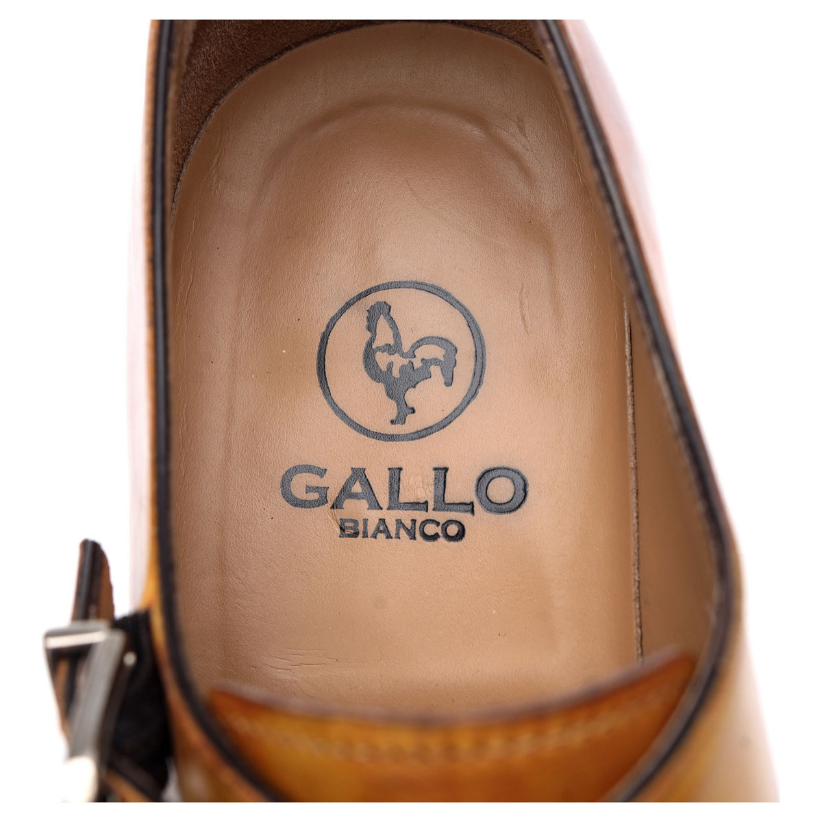 &#39;Palermo&#39; Tan Brown Leather Double Monk Strap UK 10 US 11