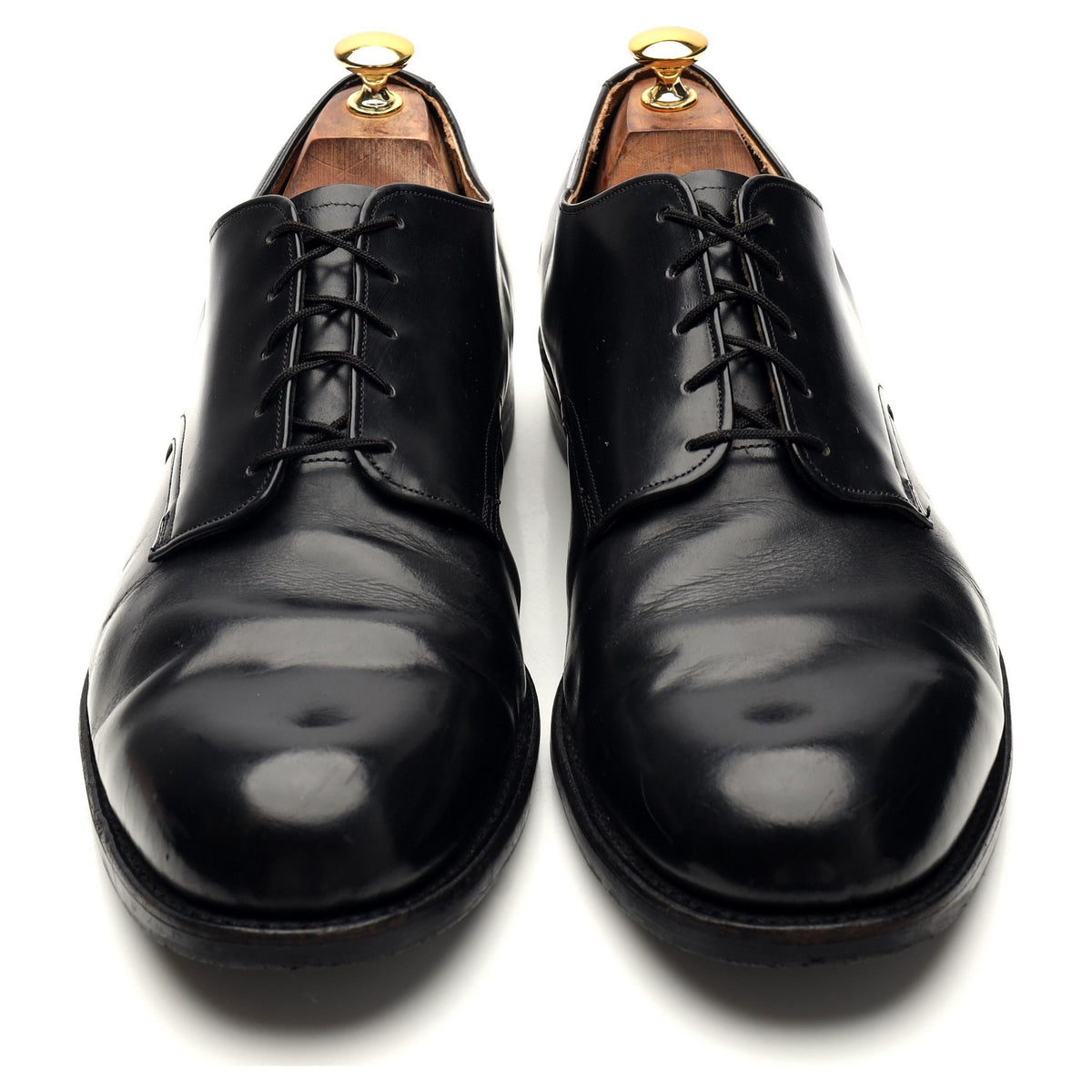 Black Leather Derby UK 11 US 12 D