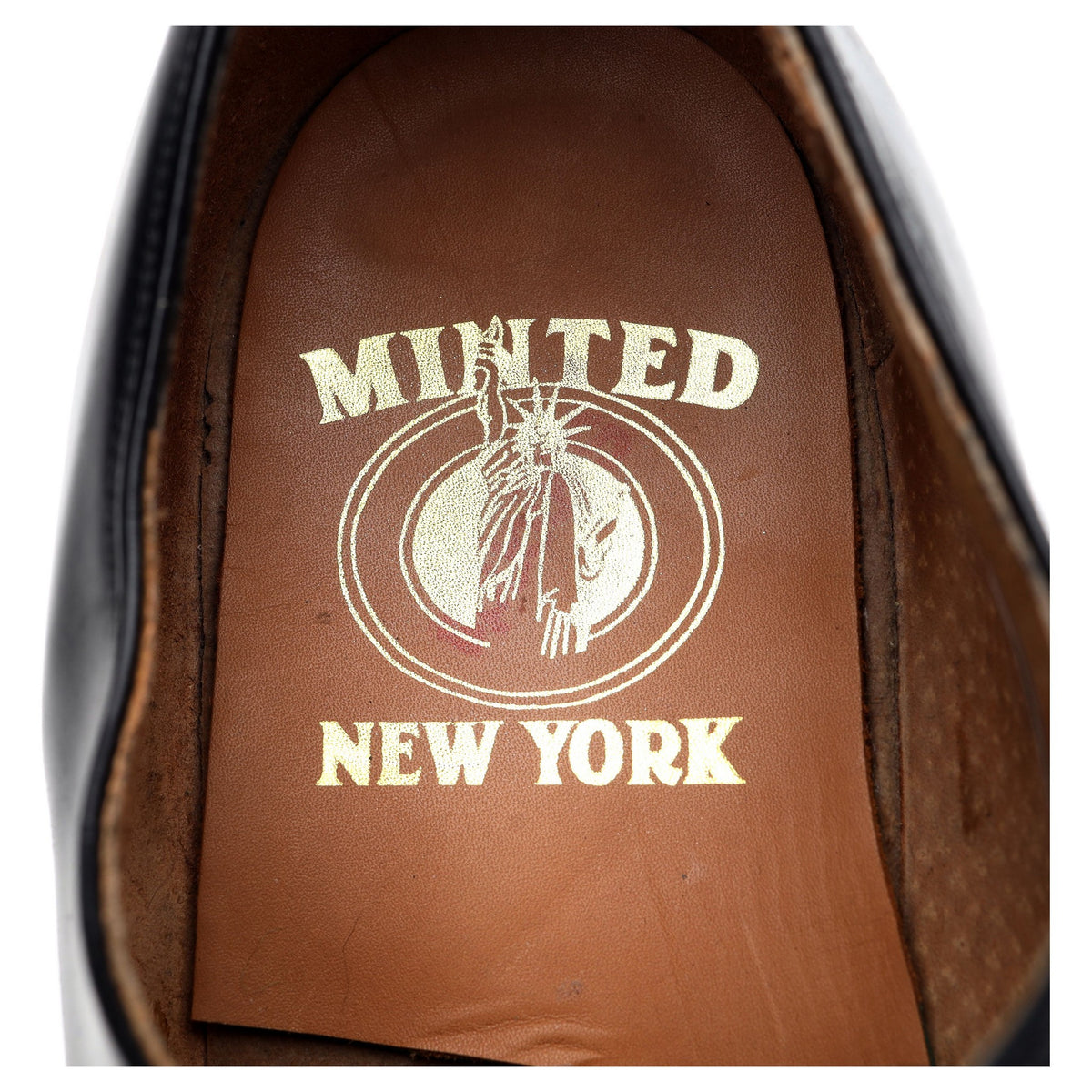 Black Leather Derby UK 11 US 12 D