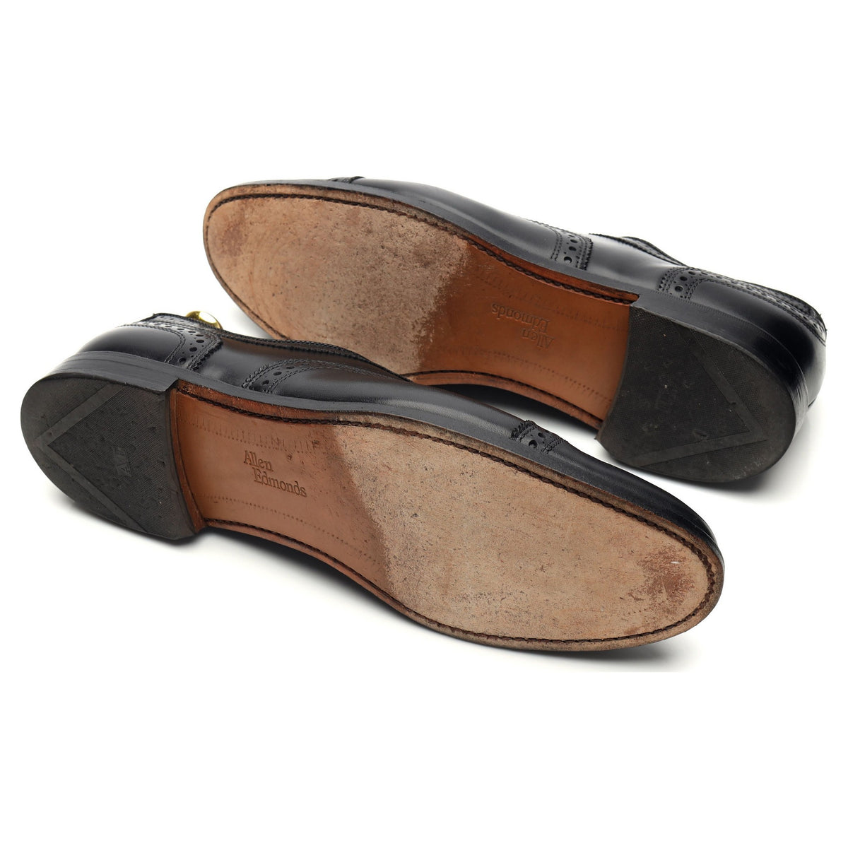 'Strand' Black Leather Oxford Brogues UK 8.5 US 9.5 B