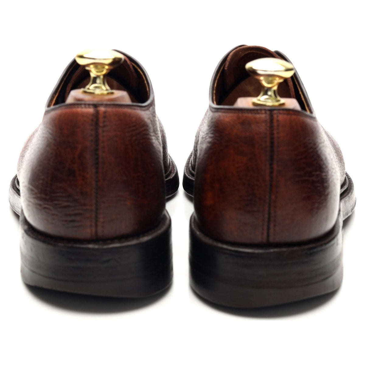 Brown Elk Leather Wholecut Oxford UK 7.5 US 8.5 D