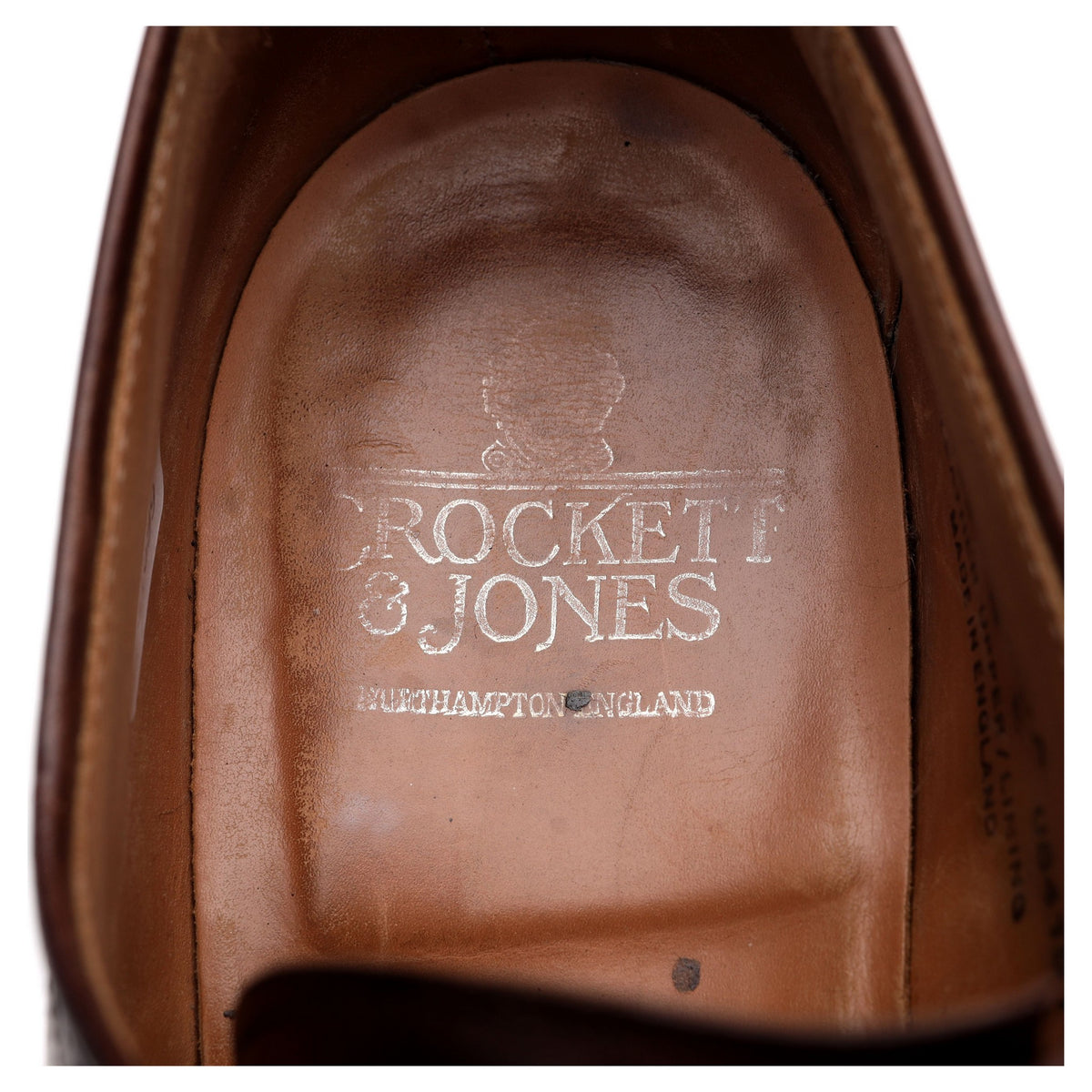 &#39;Swansea&#39; Dark Brown Leather Derby Brogues UK 8 E
