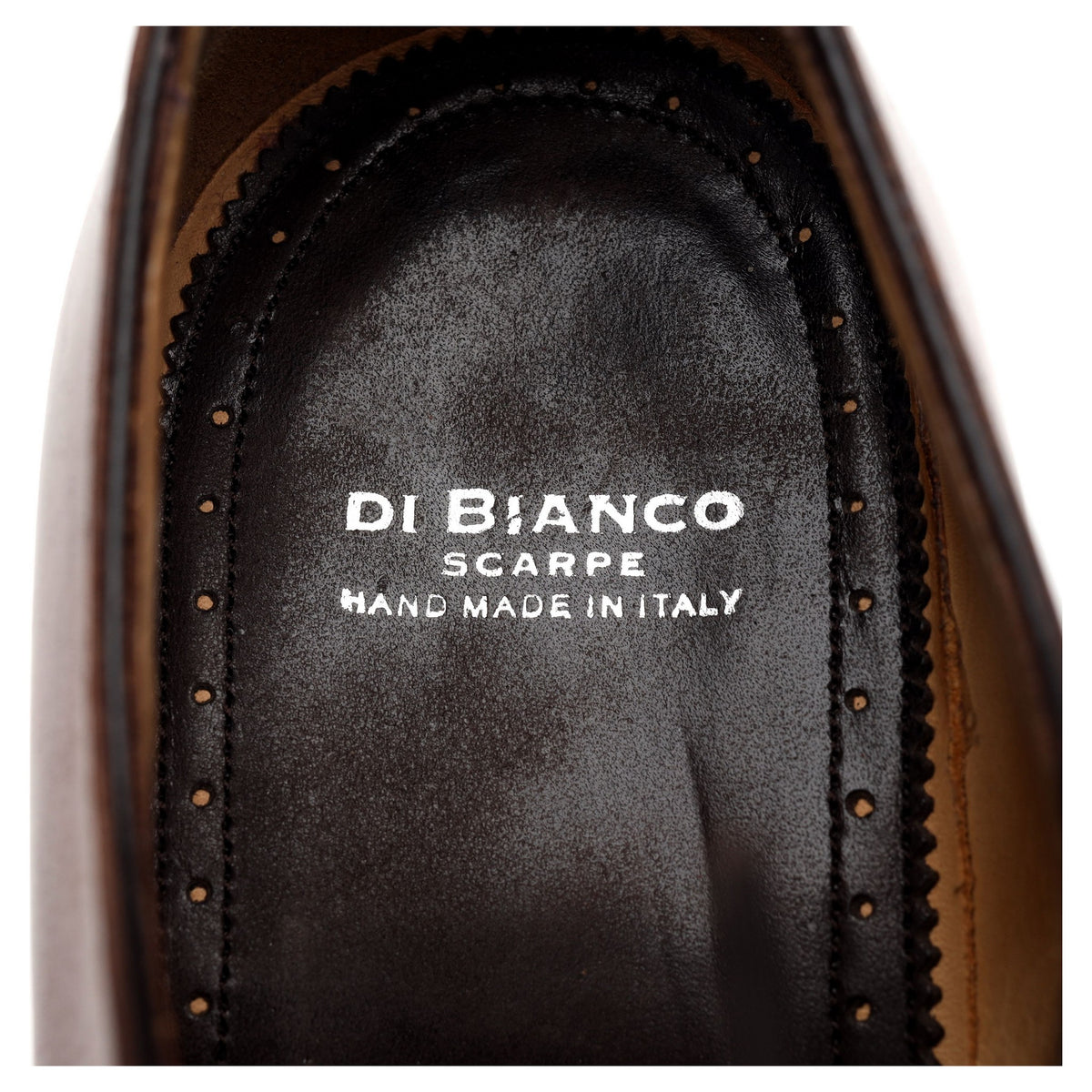 Tan Brown Leather Ghillie Oxford UK 9.5 US 10.5