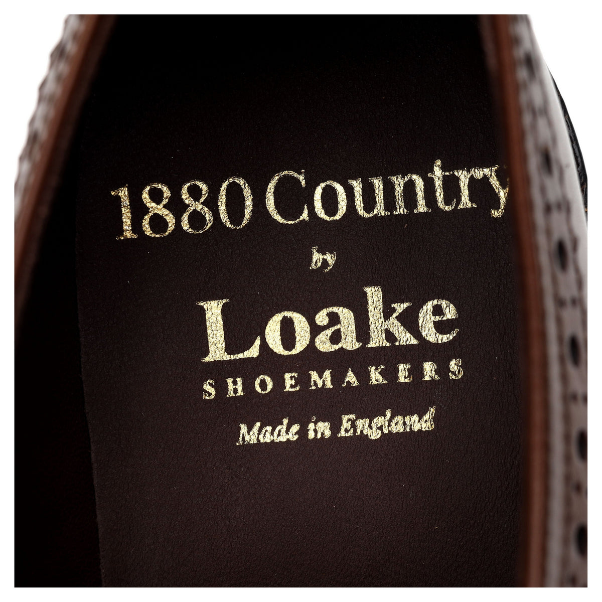 1880 &#39;Edward&#39; Dark Brown Leather Oxford Derby Brogues UK 7 F
