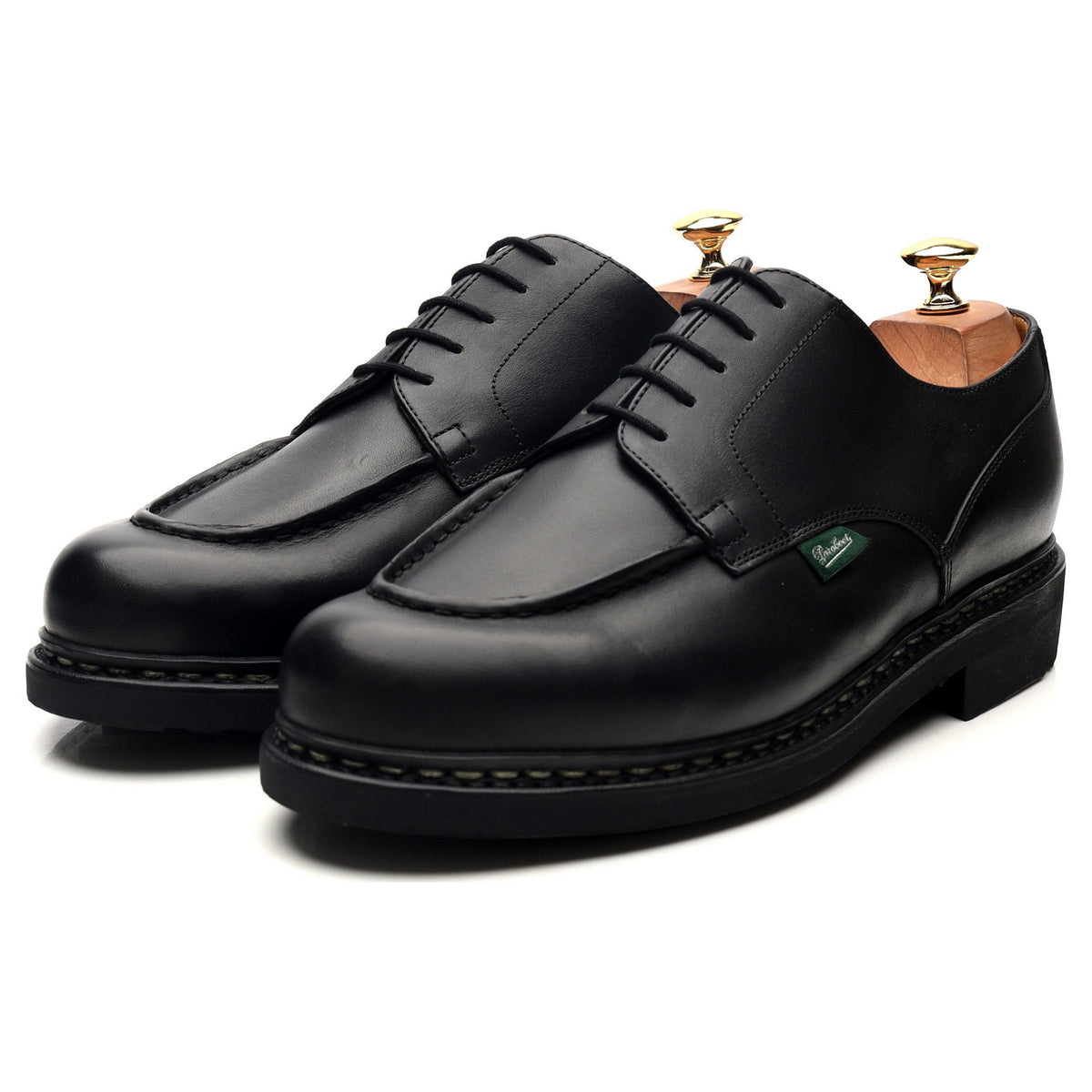 Chambord' Black Leather Derby UK 7 / UK 8 / UK 9 - Abbot's Shoes