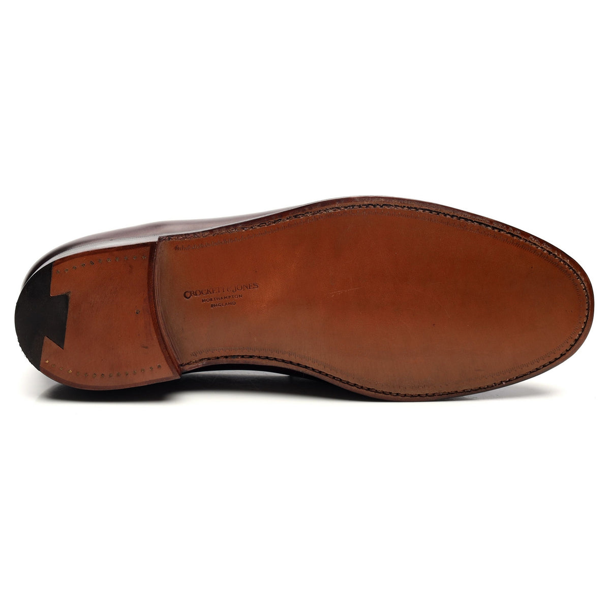 &#39;Boston&#39; Burgundy Leather Loafers UK 9.5 E