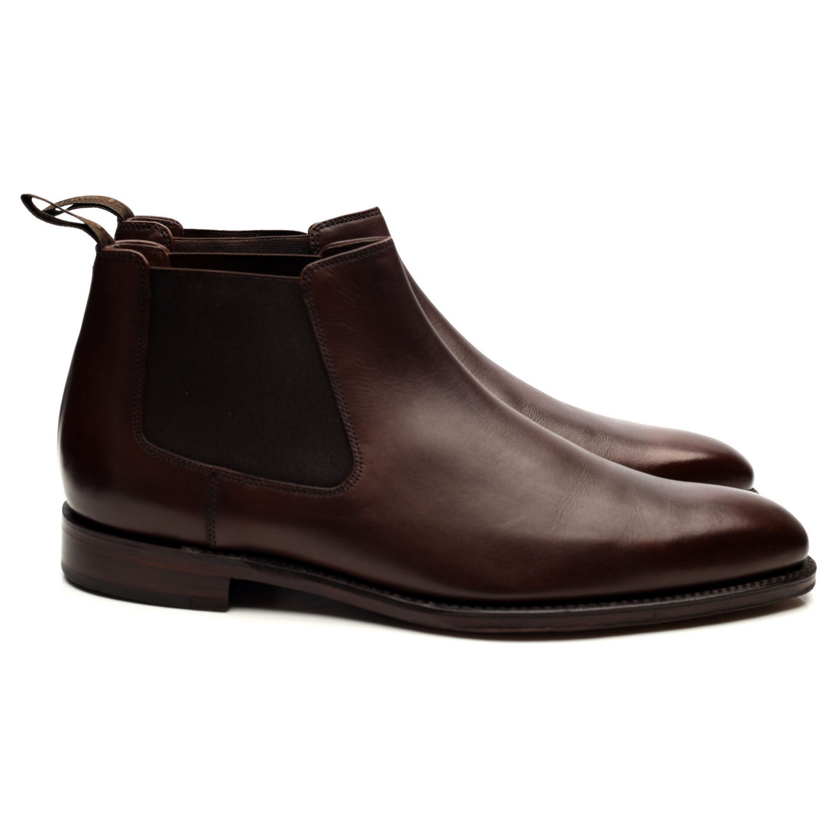 1880 &#39;Nene&#39; Dark Brown Leather Chelsea Boots UK 9 F