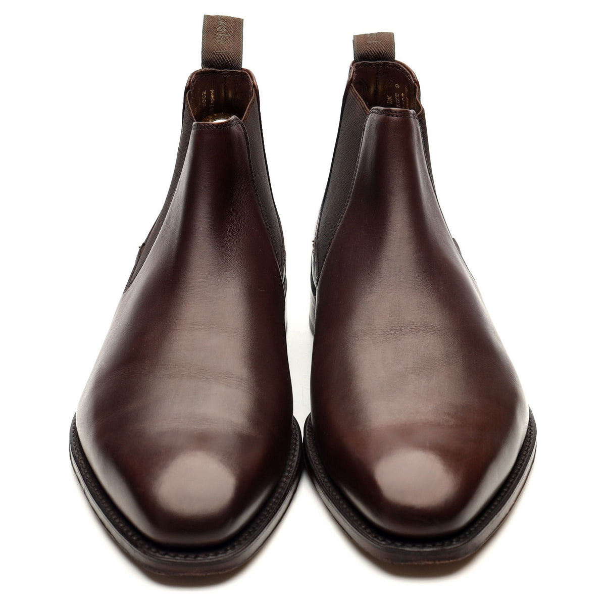 1880 &#39;Nene&#39; Dark Brown Leather Chelsea Boots UK 9 F