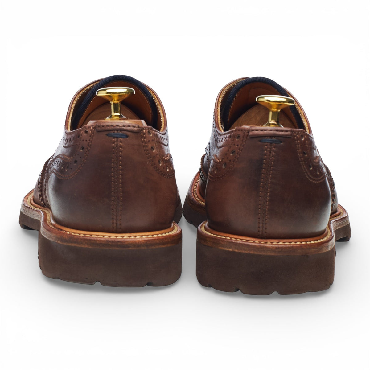 Brown Leather Derby Brogues UK 8 EU 42