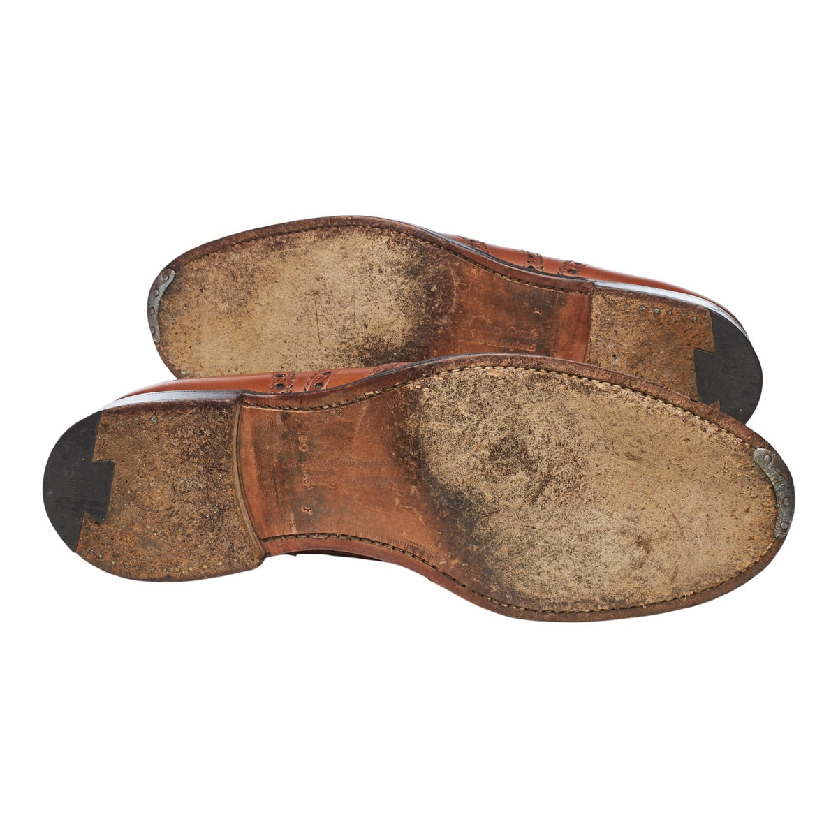 'Attleborough' Brown Leather Oxford Brogues UK 10 F