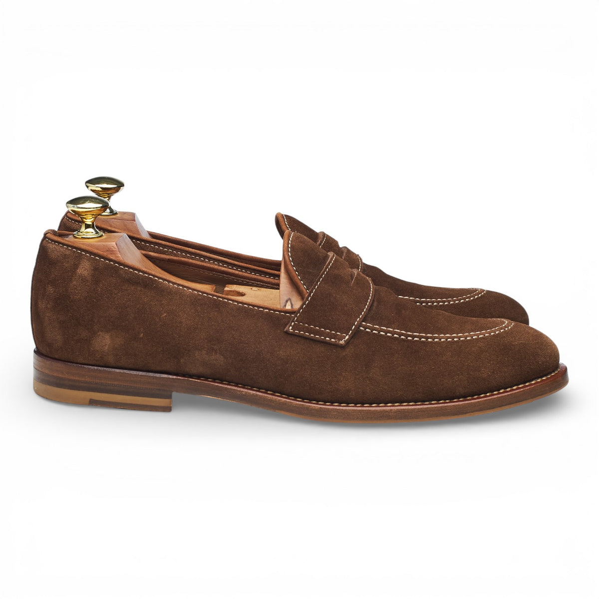 Brown Suede Loafers UK 7 EU 41