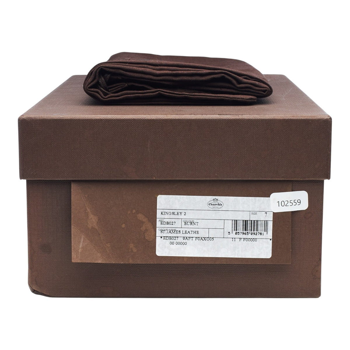 'Kingsley 2' Dark Brown Grain Leather Tassel Loafers UK 7 F