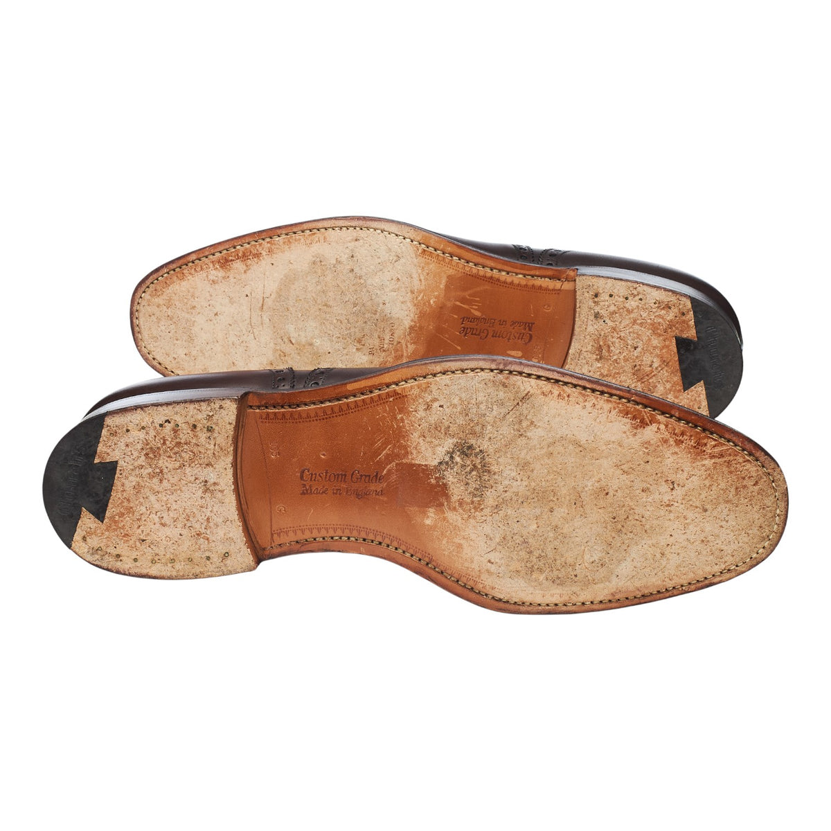 'Diplomat' Dark Brown Leather Oxford Brogues UK 10.5 G