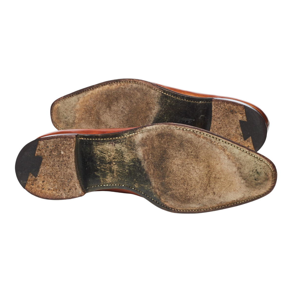 'Cardiff' Tan Brown Leather Oxford Brogue UK 9 F