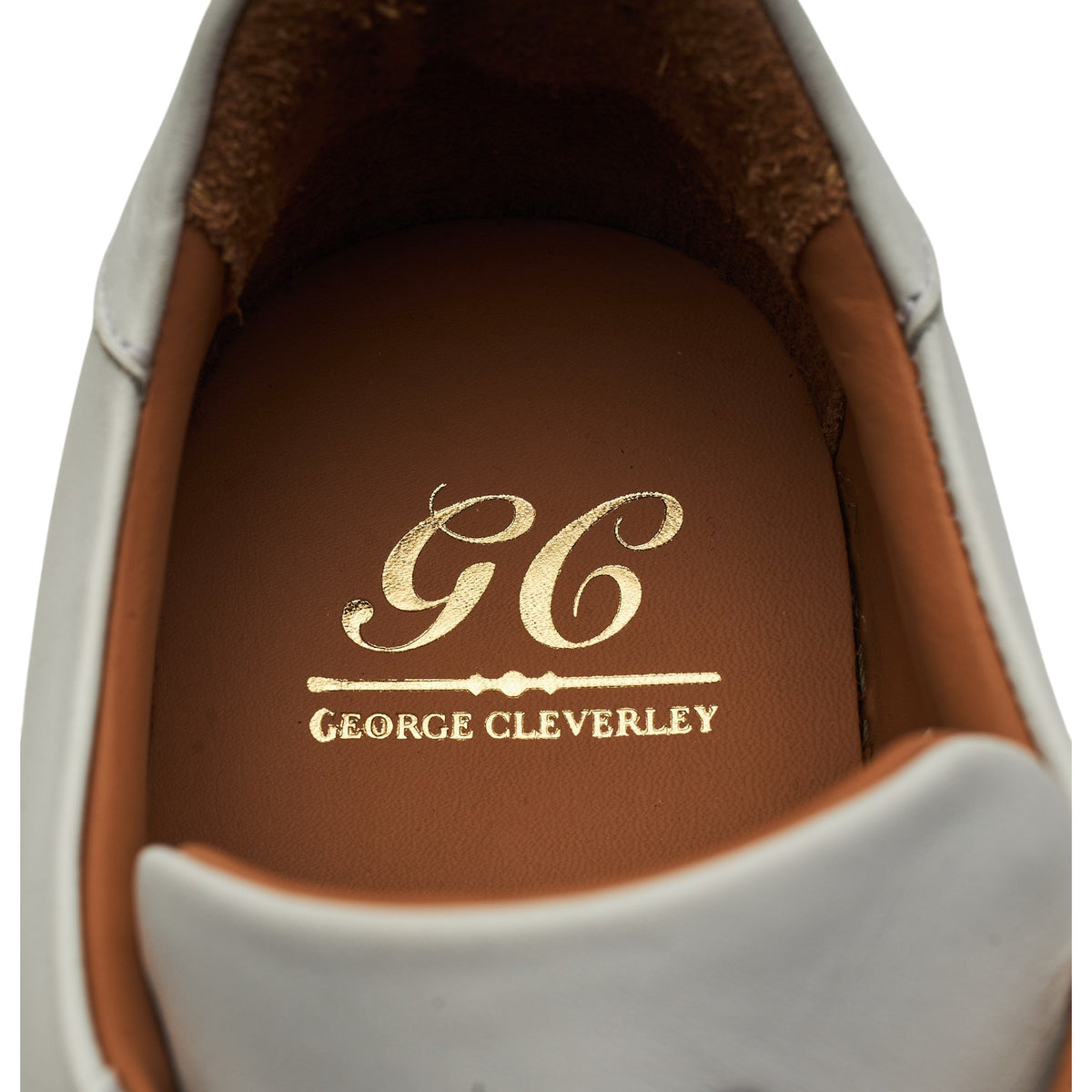 'Jack lll' White Leather Sneakers UK 9