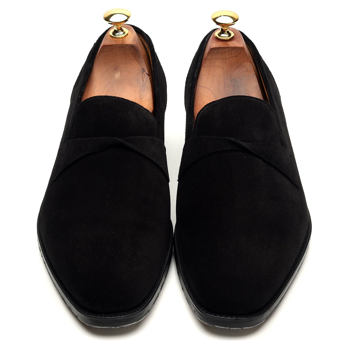 &#39;Toulouse&#39; Black Suede Loafer UK 9.5 E