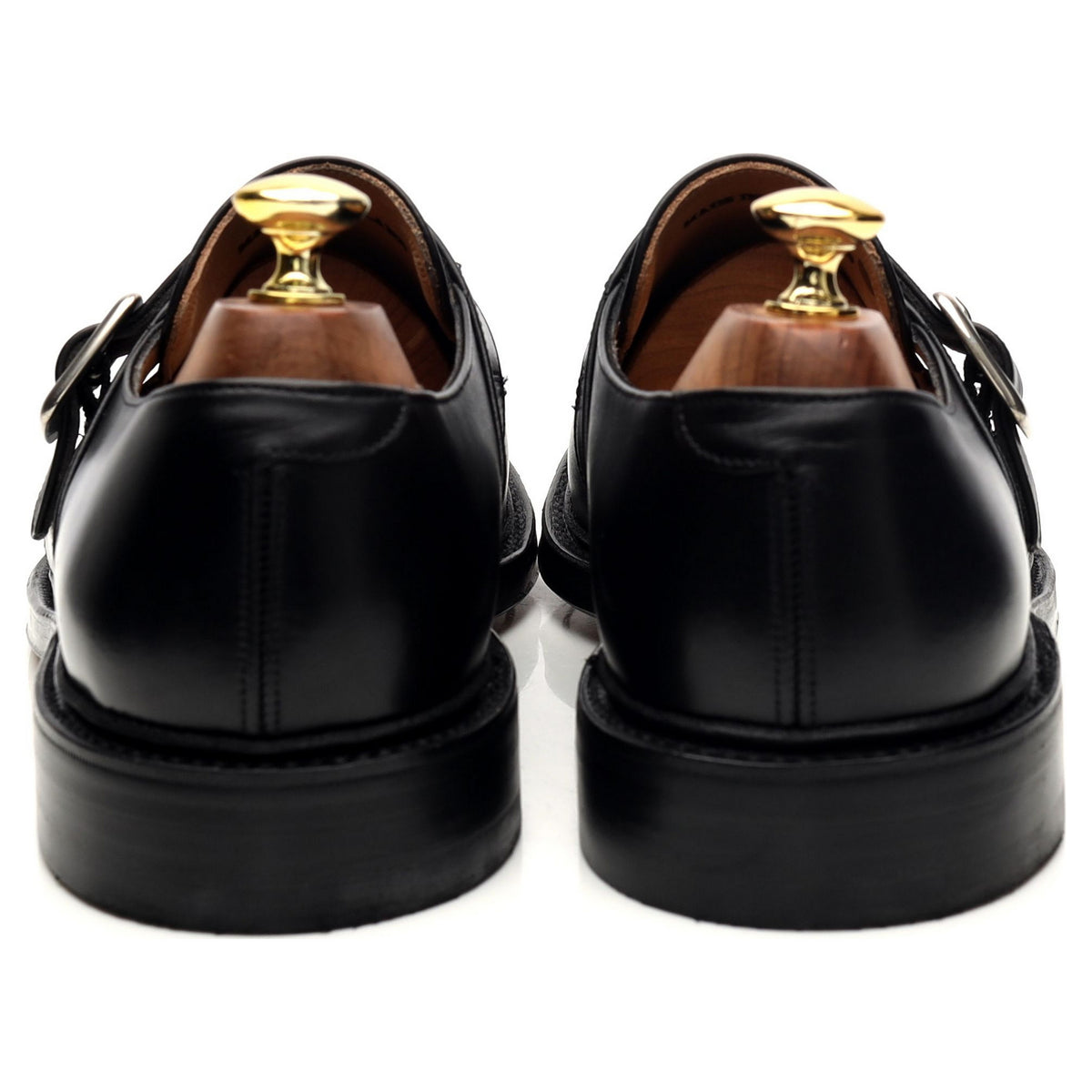 Matthew Dack &#39;Elgin&#39; Black Leather Monk Strap UK 8.5 F