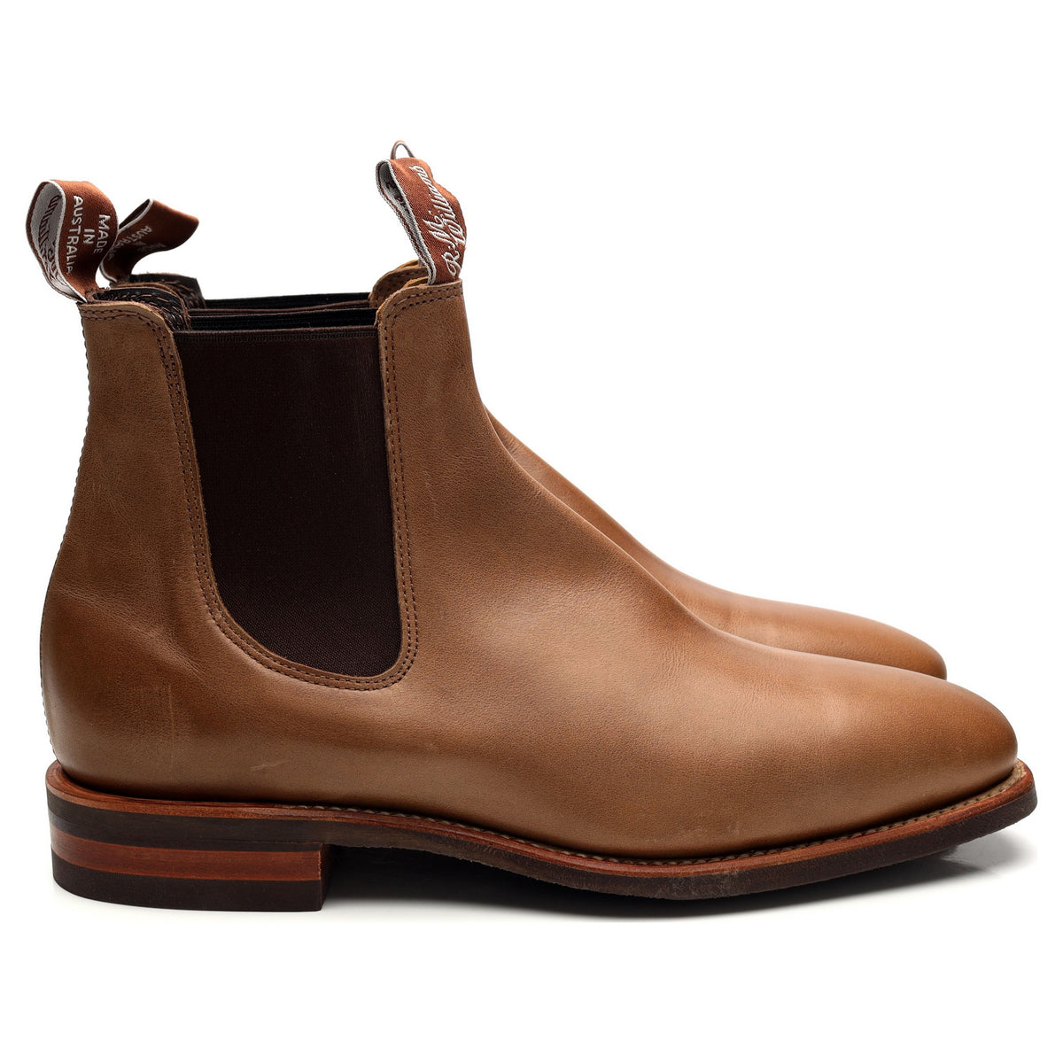 &#39;Comfort Craftsman&#39; Brown Leather Chelsea Boots UK 8.5 G