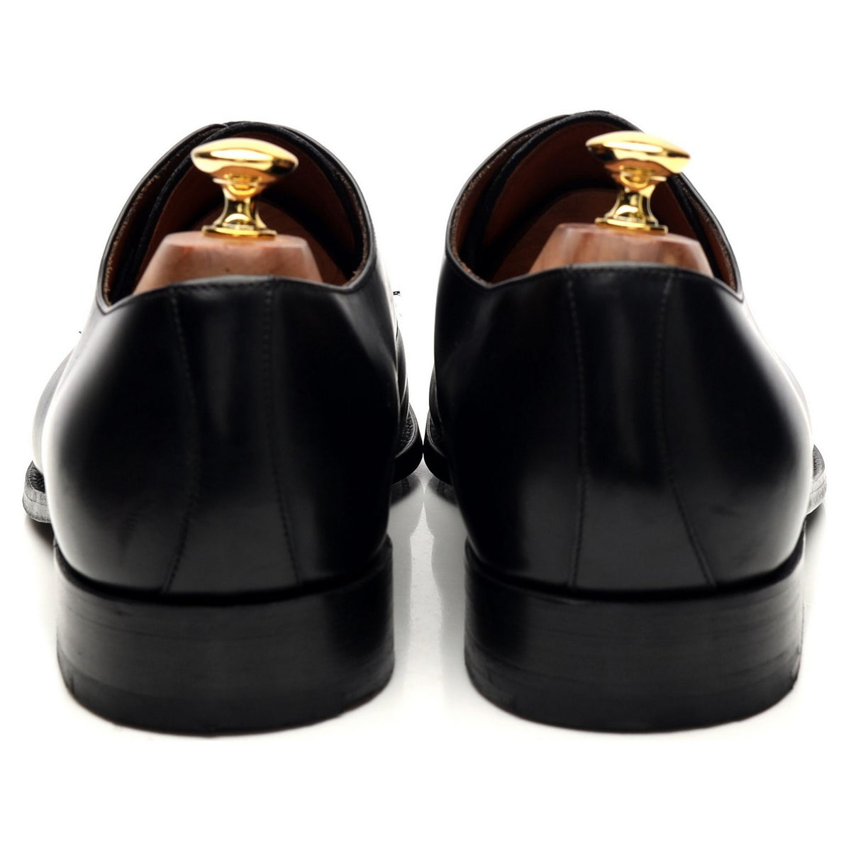 Russell &amp; Bromley &#39;Kingston&#39; Black Leather Derby UK 10.5 FX