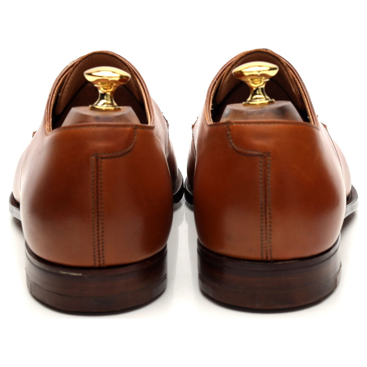 &#39;Sherwood&#39; Tan Brown Leather Derby UK 11.5 D