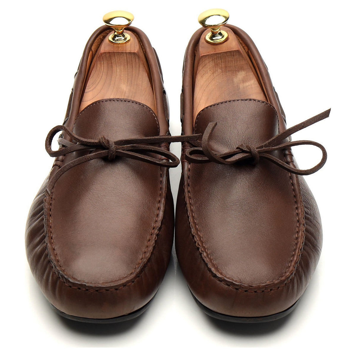 Brown Leather Driving Loafer UK 8