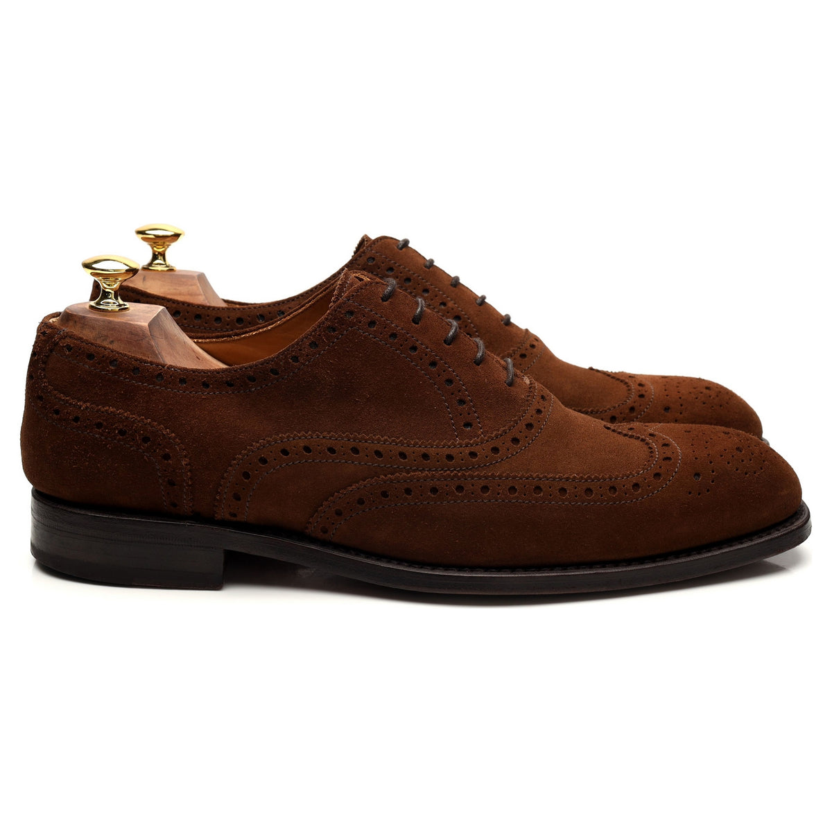 Brown Suede Oxford Brogue UK 11