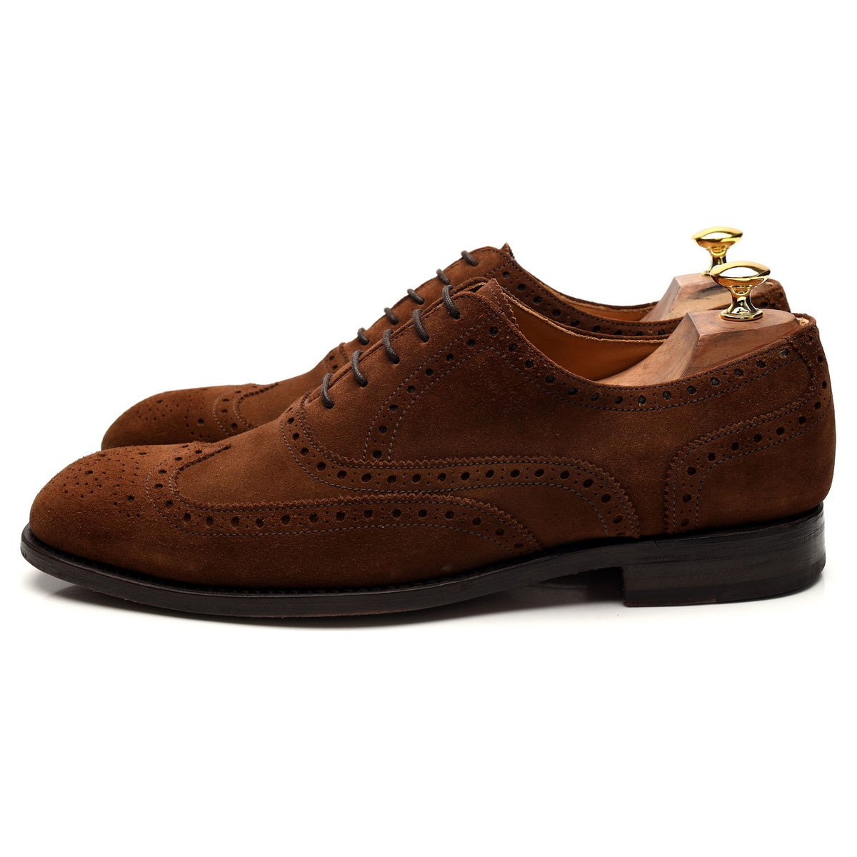 Brown Suede Oxford Brogue UK 11