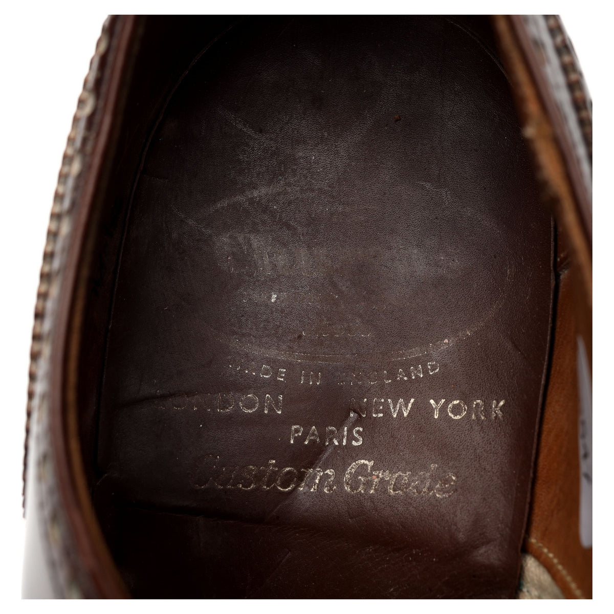 Dark Brown Leather Oxford Brogues UK 6 F