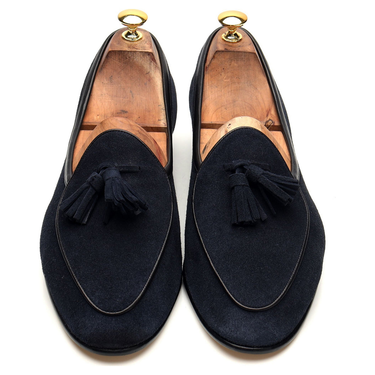 &#39;Sagan Classic&#39; Navy Blue Suede Tassel Loafer UK 11 / UK 11.5