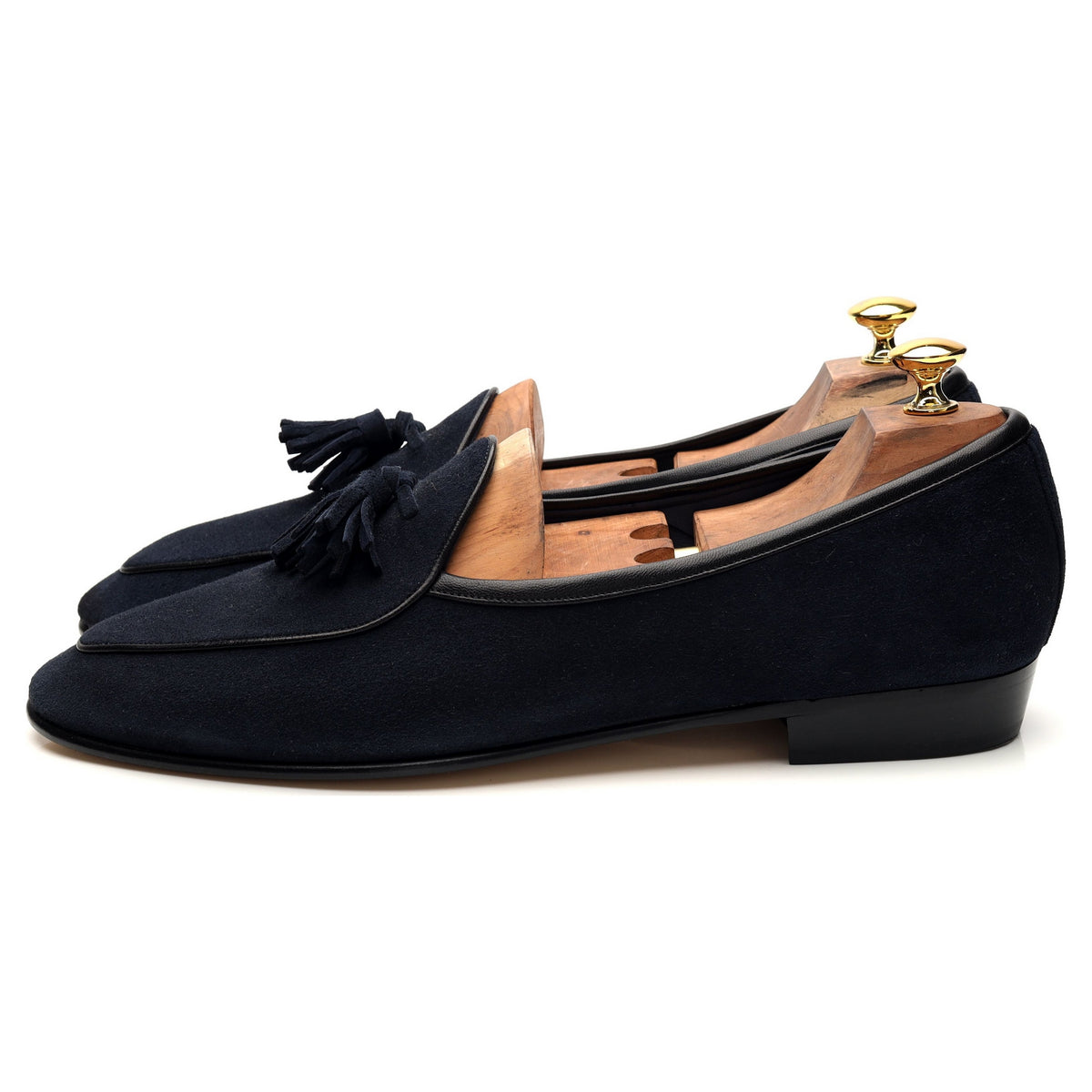 &#39;Sagan Classic&#39; Navy Blue Suede Tassel Loafer UK 11 / UK 11.5