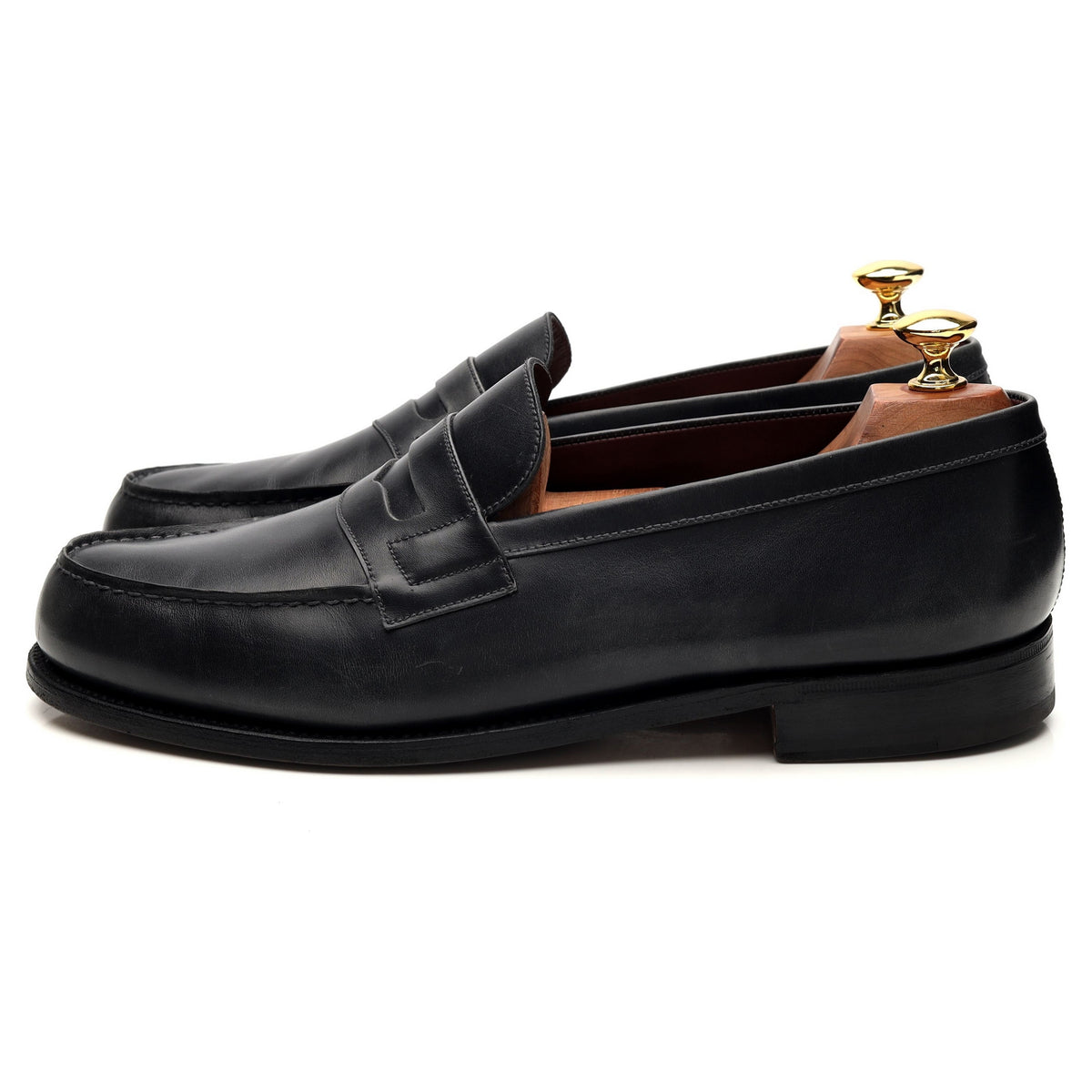 &#39;180 Mocassin&#39; Dark Grey Leather Loafer 9 D UK 10