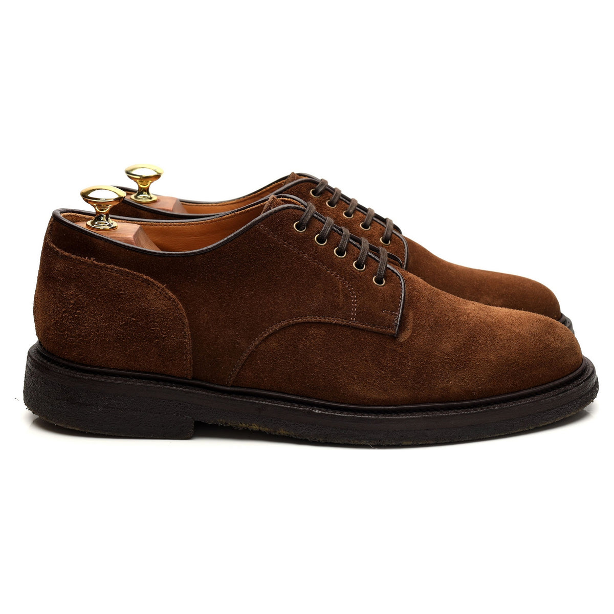 &#39;Cartee&#39; Brown Suede Derby UK 8 EU 42