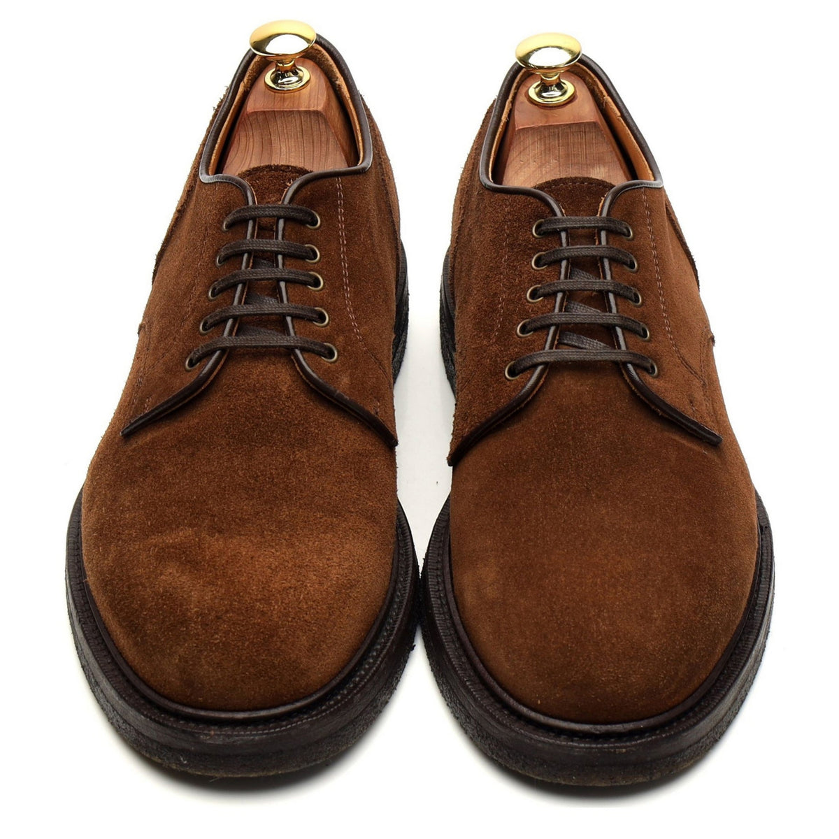 &#39;Cartee&#39; Brown Suede Derby UK 8 EU 42