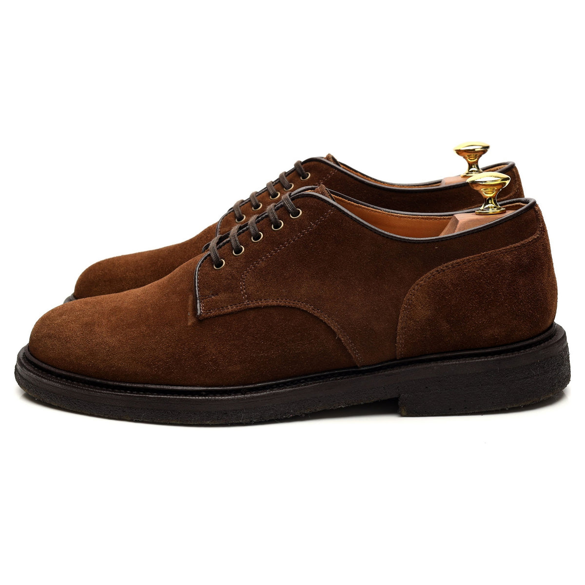 &#39;Cartee&#39; Brown Suede Derby UK 8 EU 42