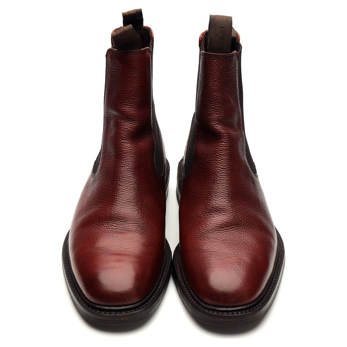 1880 Classic &#39;Dingley&#39; Burgundy Grain Leather Chelsea Boot UK 8 F