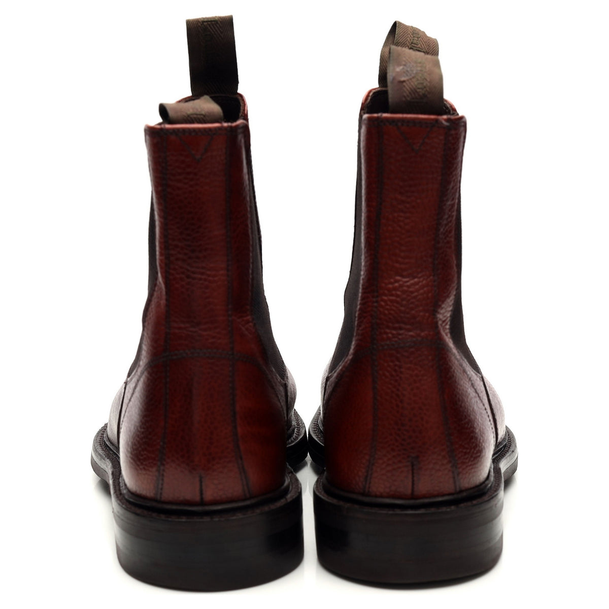 1880 Classic &#39;Dingley&#39; Burgundy Grain Leather Chelsea Boot UK 8 F