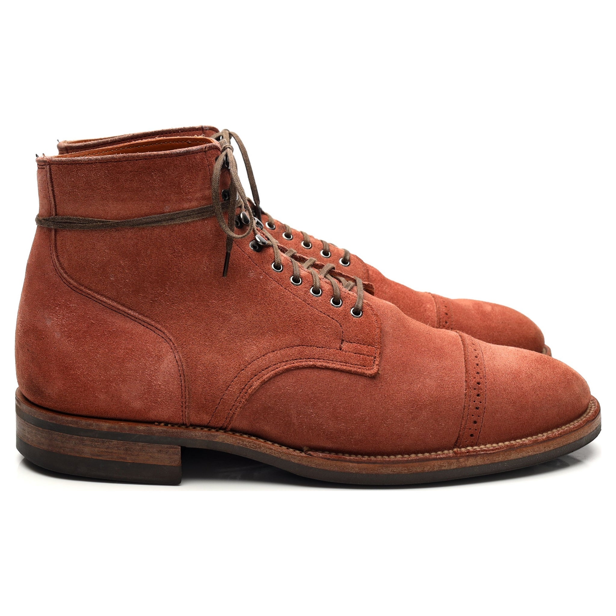 UK 7.5 26.5cm相当 VIBERG BOOTS ブーツ OXFORD VIBERG OXFORD BOOTS Vibram HERALD SOLE Burgundy chrome excel