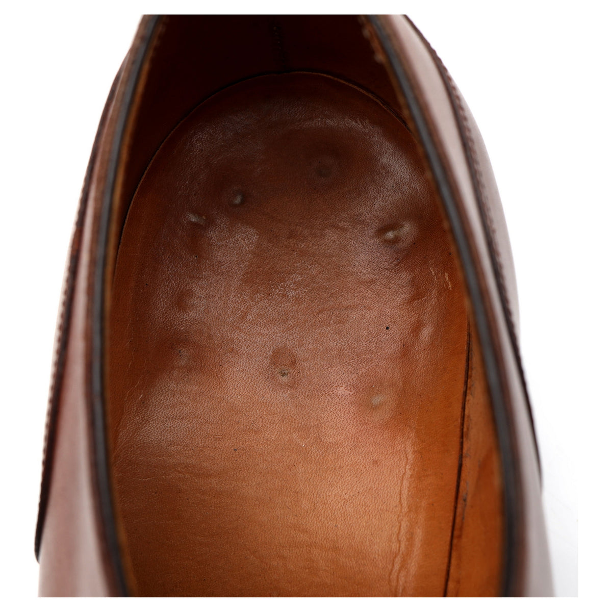 &#39;Dover&#39; Tan Brown Leather Derby UK 7.5 E