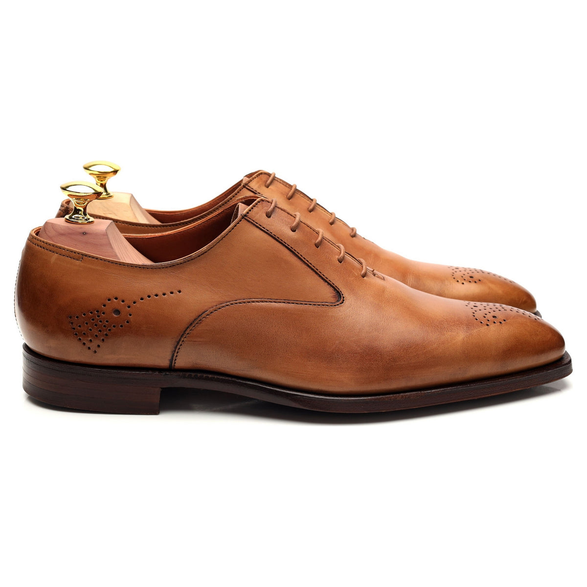 &#39;Rosemoor&#39; Tan Brown Leather Oxford UK 7.5 E