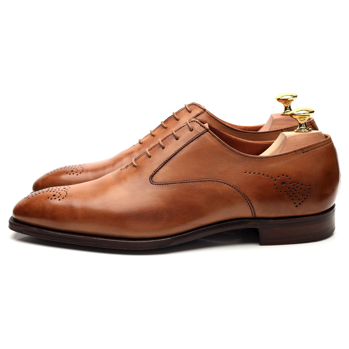 &#39;Rosemoor&#39; Tan Brown Leather Oxford UK 7.5 E