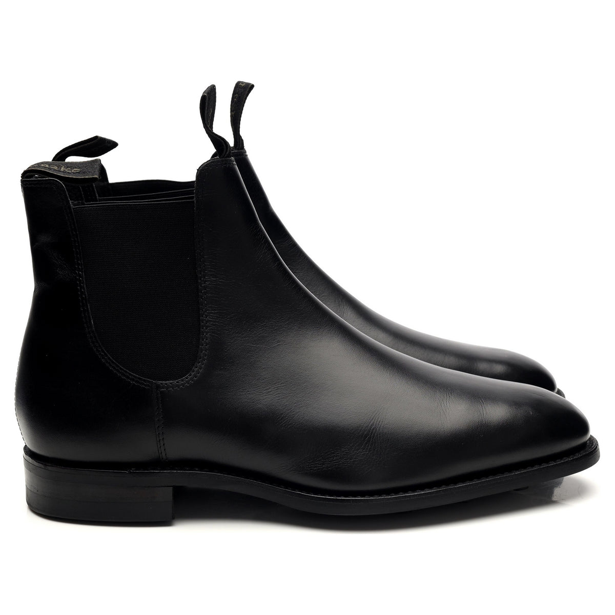 1880 &#39;Apsley&#39; Black Leather Chelsea Boots UK 8 G