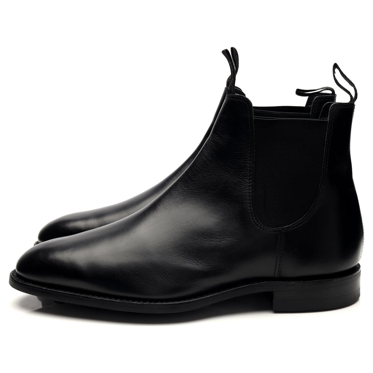 1880 &#39;Apsley&#39; Black Leather Chelsea Boots UK 8 G