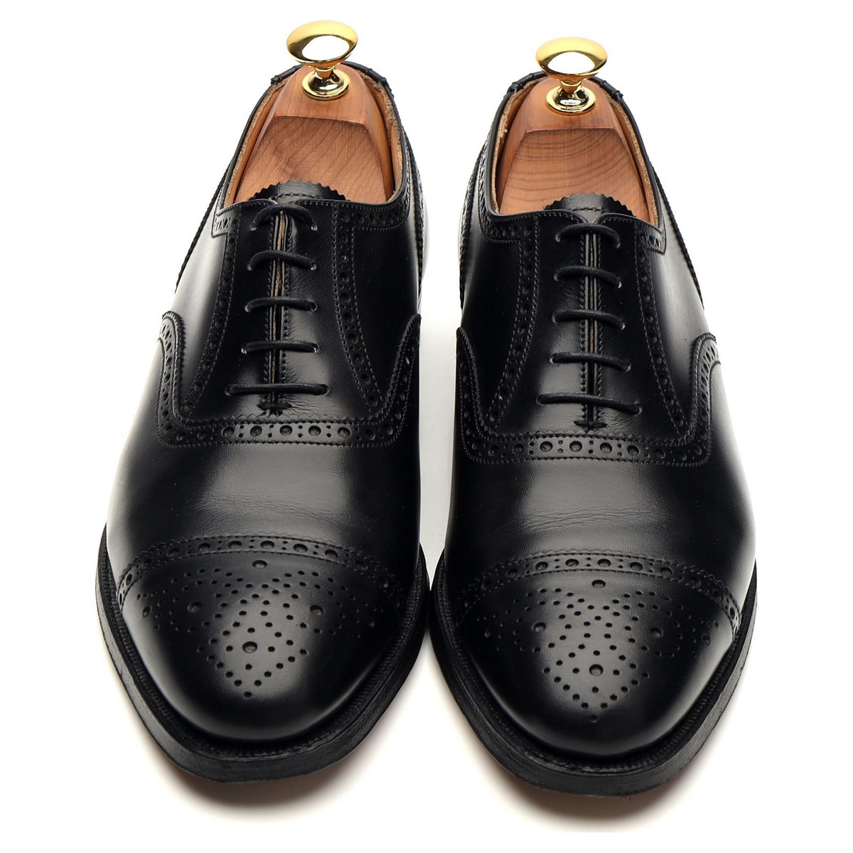 &#39;Westfield&#39; Black Leather Oxford Brogue UK 6.5 E