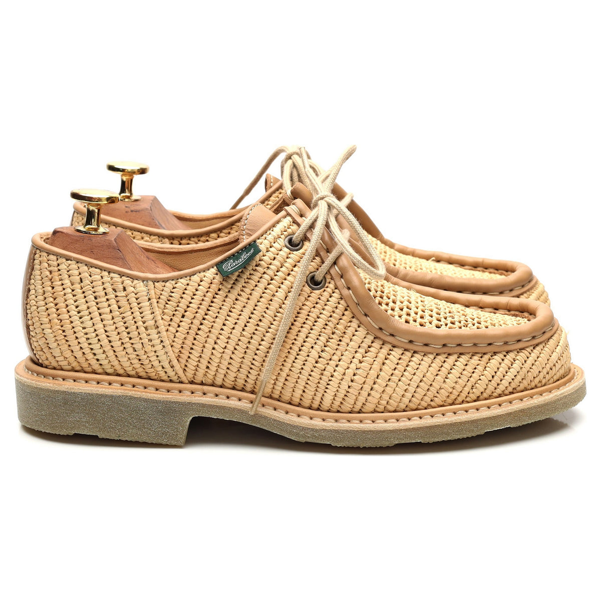 Women&#39;s &#39;Michael&#39; Beige Raphia Derby UK 4