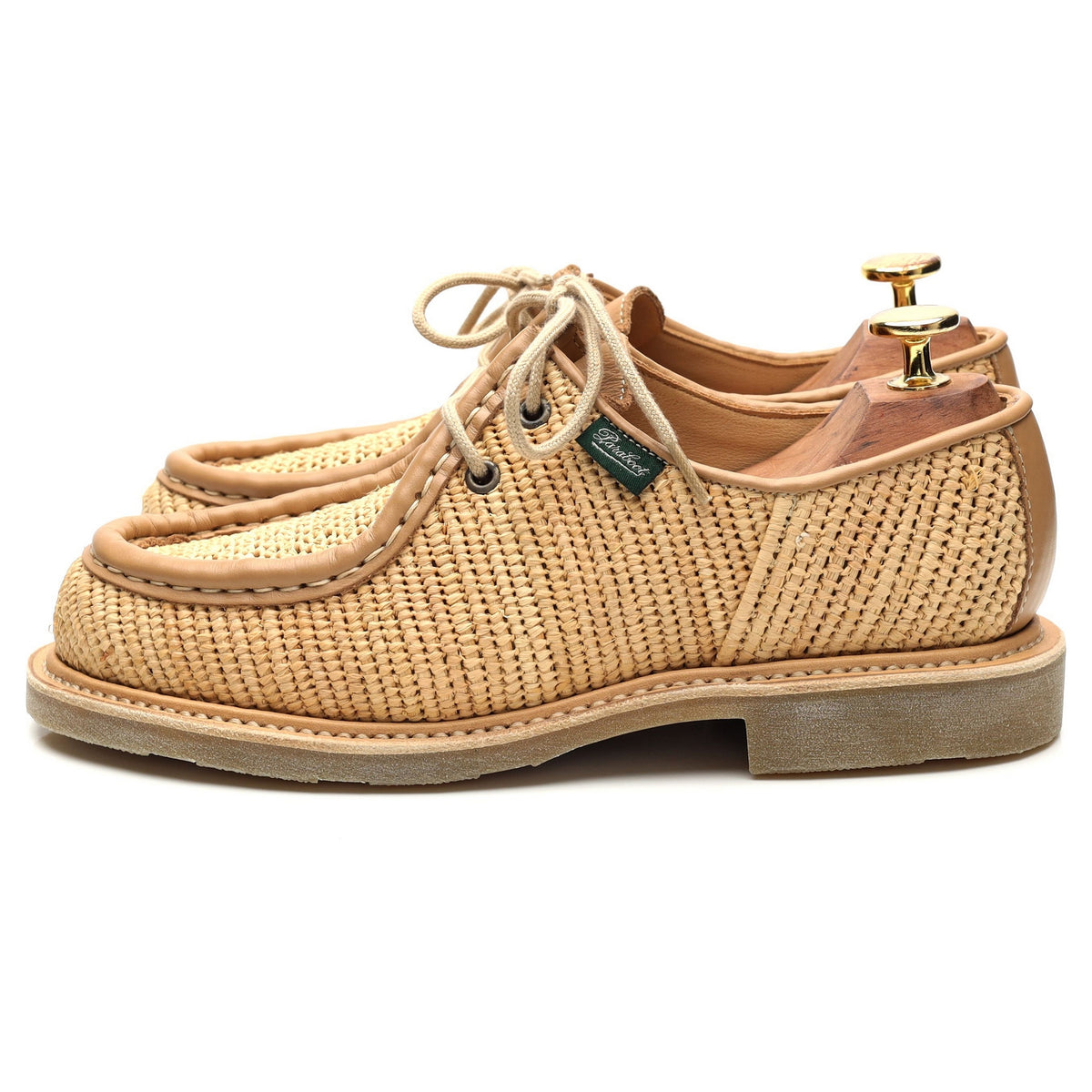 Women&#39;s &#39;Michael&#39; Beige Raphia Derby UK 4