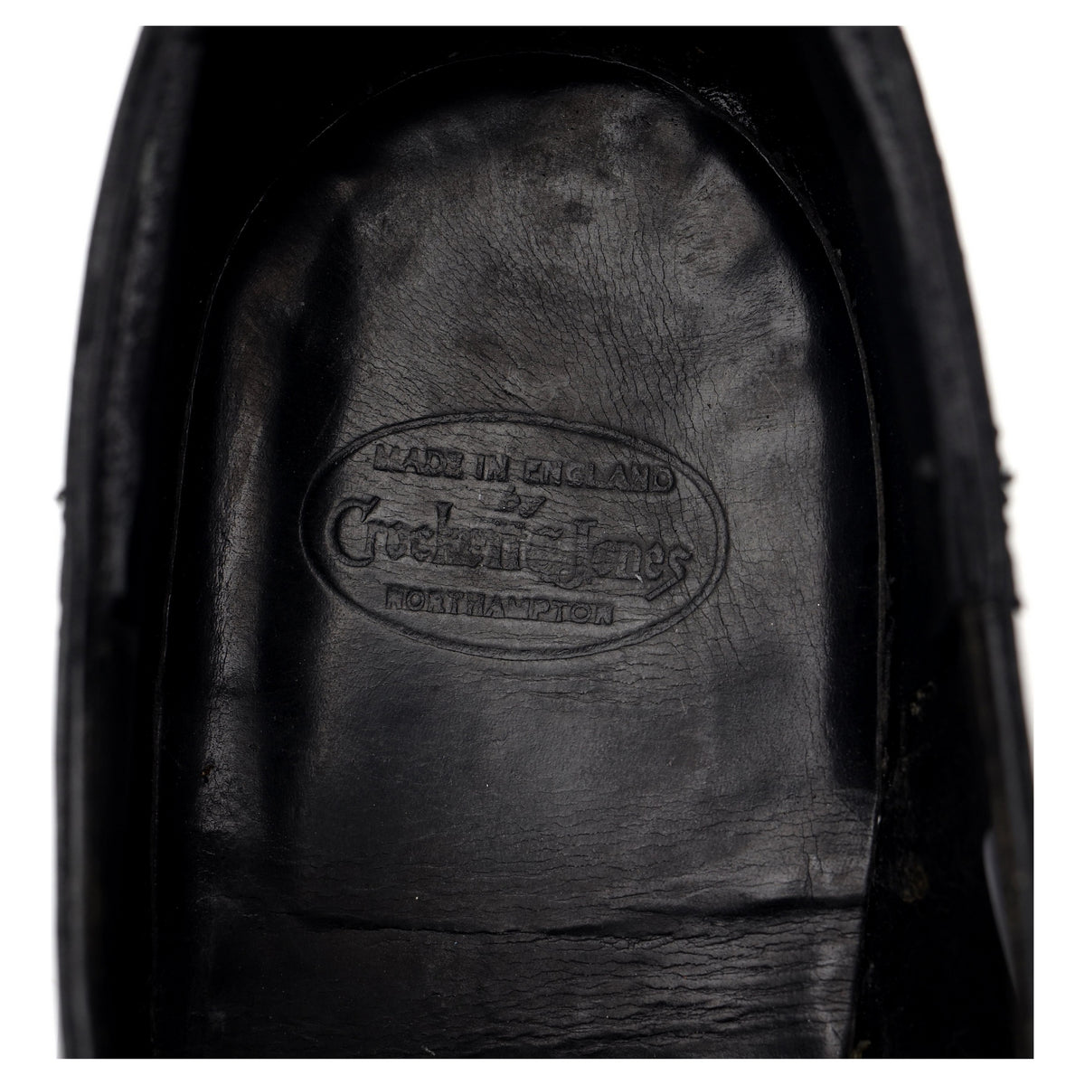 &#39;Audley&#39; Black Leather Oxford UK 10 E