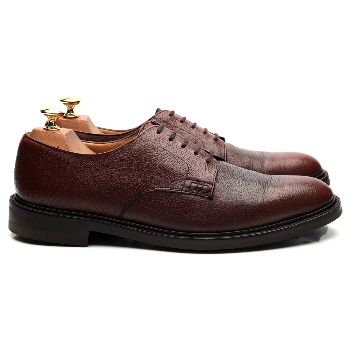 &#39;Troon&#39; Brown Leather Derby UK 9.5 F
