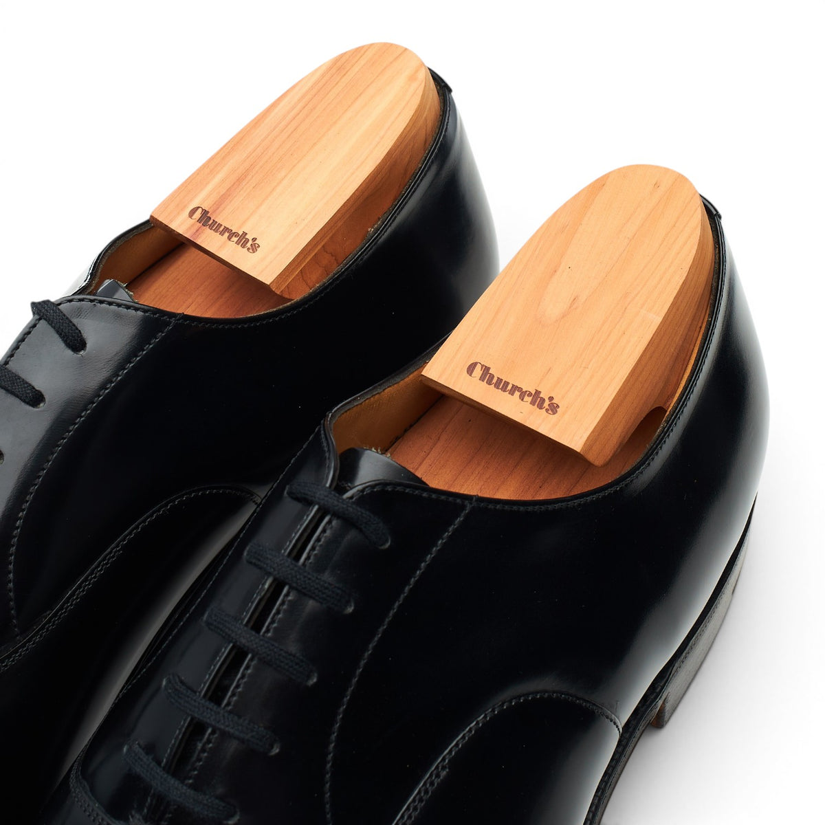 'Consul' Black Leather Oxford UK 10 G